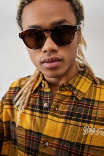 UO - Lunettes de soleil en écaille de tortue Braker - Urban Outfitters - Modalova