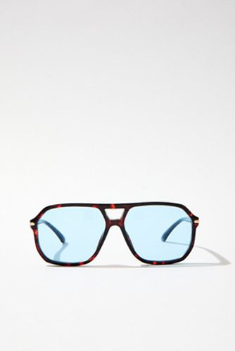 Lunettes de soleil UO Frank écaille de tortue par en taille: TAILLE UNIQUE - Urban Outfitters - Modalova
