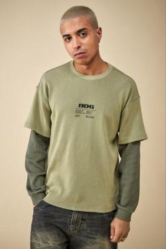 T-shirt texturé à double épaisseur en taille: Medium - BDG - Modalova