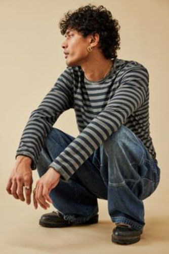 T-shirt manches longues à rayures marinières gris taille: Medium - BDG - Modalova
