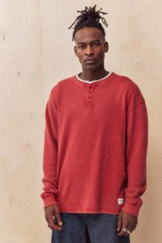 Red Henley Long Sleeve T-Shirt en taille: TTP - BDG - Modalova