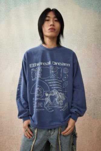 UO - T-shirt à manches longues Ethereal Dreams bleu par taille: Medium - Urban Outfitters - Modalova