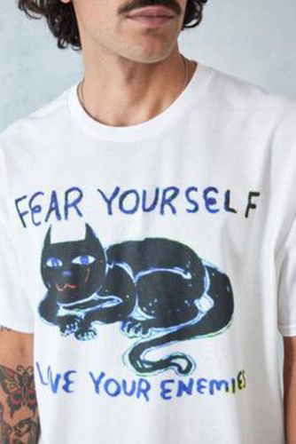 UO Daniel Johnston - T-Shirt Fear Cat par en taille: 2XS - Urban Outfitters - Modalova
