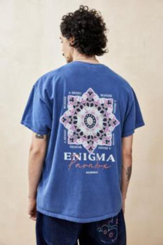 T-shirt Enigma Bleu Marine UO par en Navy taille: Small - Urban Outfitters - Modalova