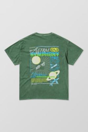 T-shirt UO Vert Symphonie Astrale par en taille: TTP - Urban Outfitters - Modalova