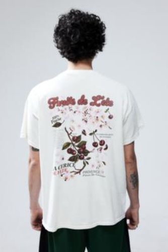 T-shirt UO Cerises Blanches par taille: Small - Urban Outfitters - Modalova