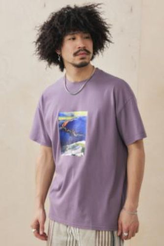 UO - T-shirt Marek Biegalski violet par en Bleu taille: Small - Urban Outfitters - Modalova
