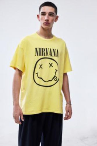 T-shirt Nirvana Jaune UO par en Yellow taille: XS - Urban Outfitters - Modalova