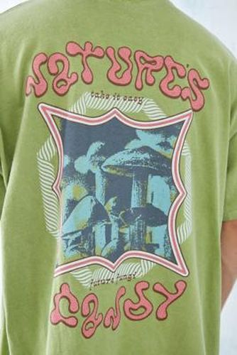 UO - T-shirt à motif champignon Nature vert - Urban Outfitters - Modalova