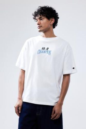 T-shirt japonais blanc, une exclusivité UO taille: Small - Champion - Modalova