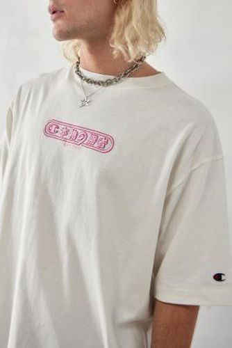 T-shirt à logo et inscription en japonais effet néon , exclusivité UO taille: Small - Champion - Modalova