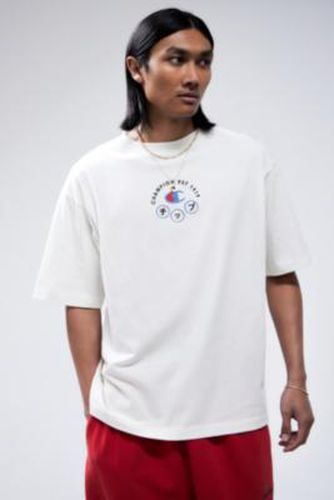 UO Exclusif T-Shirt Arc Japonais Blanc taille: Small - Champion - Modalova