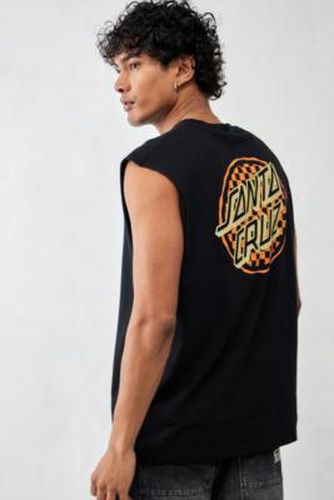 T-shirt sans manches à damier UO Exclusive Noir Breaker taille: Small - Santa Cruz - Modalova