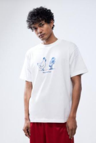 T-shirt blanc Le poussin ou l'oeuf taille: Large - New Balance - Modalova