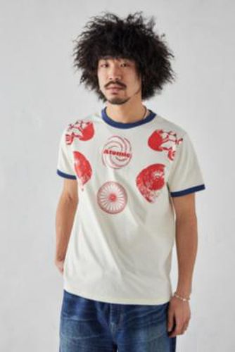 UO - T-shirt Atomic écru à bords contrastants par en taille: Small - Urban Outfitters - Modalova