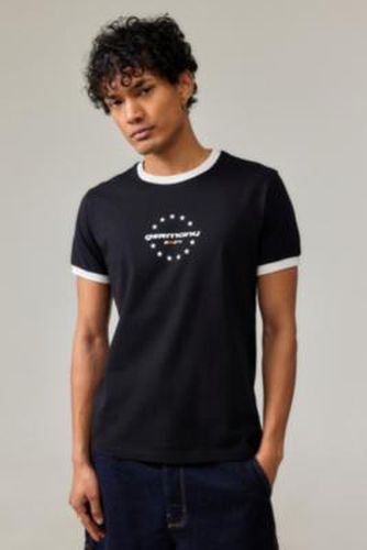 UO - T-shirt à bordures contrastantes Germany noir taille: XS - Urban Outfitters - Modalova