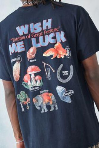 UO - T-shirt Wish Me Luck noir surteint par taille: 2XS - Urban Outfitters - Modalova