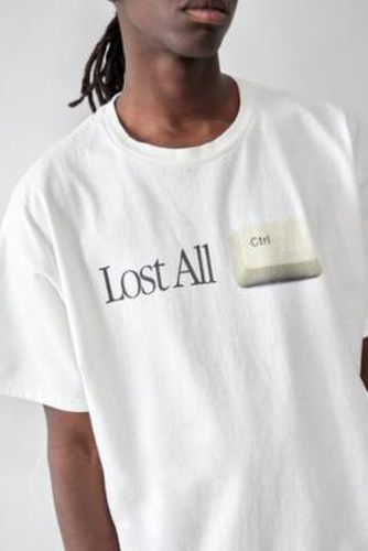 UO - T-shirt Lost All CTRL blanc par taille: Small - Urban Outfitters - Modalova