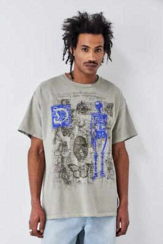 UO - T-shirt à imprimé squelette et script Stone par en taille: Small - Urban Outfitters - Modalova