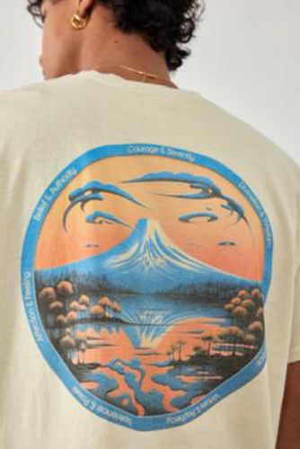 UO - T-shirt Mont Fuji écru par en taille: Small - Urban Outfitters - Modalova