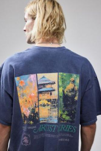 UO - T-shirt Artist Series marine par taille: XS - Urban Outfitters - Modalova