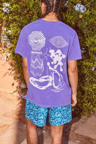 UO - T-shirt Abstract Go Beyond par en Violet taille: Medium - Urban Outfitters - Modalova