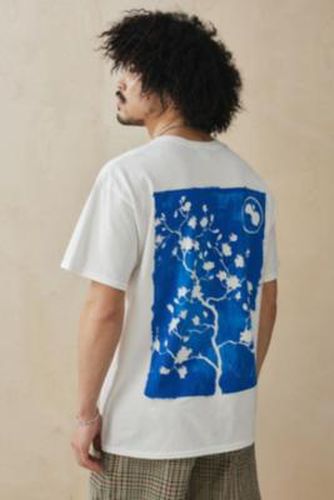 UO - T-shirt à fleurs cyanotypées par taille: XS - Urban Outfitters - Modalova