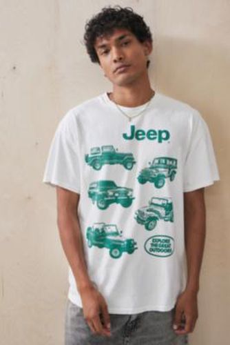 T-shirt Jeep Blanc UO par taille: Small - Urban Outfitters - Modalova