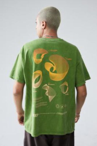 T-shirt UO Deep Connection par en Vert taille: XS - Urban Outfitters - Modalova