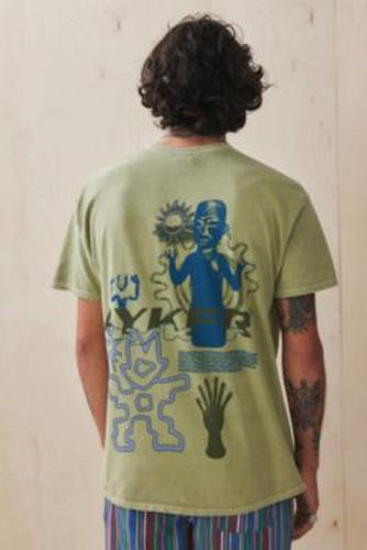 T-shirt graphique kaki en Vert taille: Small - Ayker - Modalova