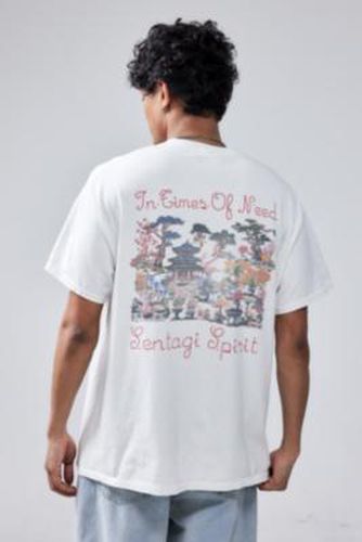 T-Shirt Esprit Sentgai UO par en Crème taille: XS - Urban Outfitters - Modalova
