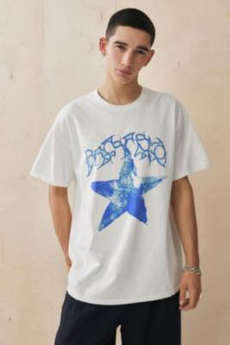 UO - T-shirt à imprimé étoilé - Écru et bleu indigo par en Crème taille: Small - Urban Outfitters - Modalova