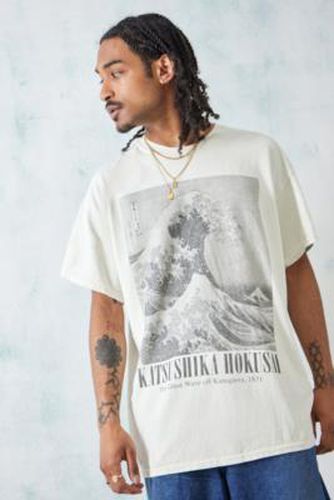 UO - T-shirt Hokusai couleur écru ton sur ton - Urban Outfitters - Modalova