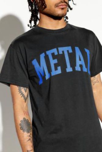 T-shirt Metal noir délavé à l'acide en taille: Small - KERRANG - Modalova