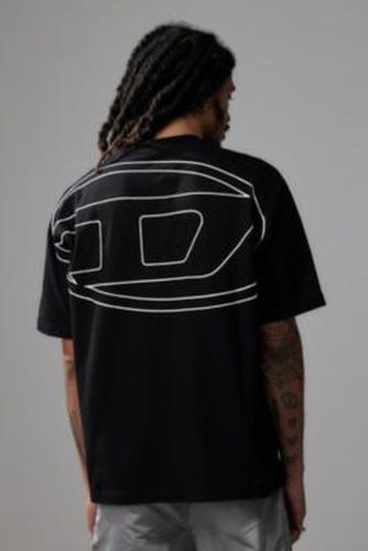 T-shirt T-Boggy-Megoval noir taille: Large - Diesel - Modalova