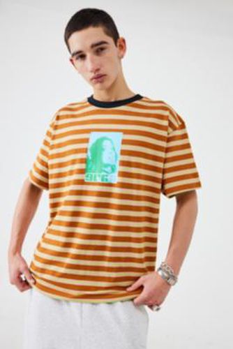 T-shirt rayé Giallo en taille: Medium - Rave Skateboards - Modalova