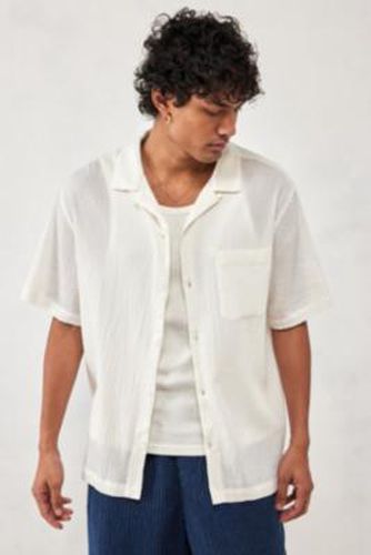 UO - Chemise froissée blanche par taille: TTP - Urban Outfitters - Modalova