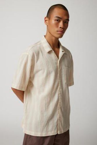 Chemise froissée à rayures Liam blanche en taille: Small - Standard Cloth - Modalova