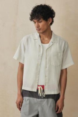 Chemise blanche à carreaux UO Liam par en Neutre taille: Small - Urban Outfitters - Modalova