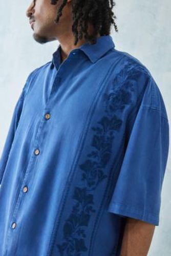 Chemise à manches courtes brodée cobalt - Loom - Modalova