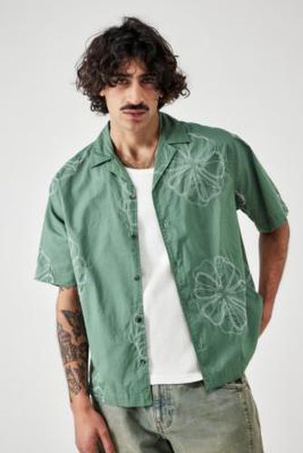 Chemise Vert Sencha Brodée Manches Courtes en Green taille: Small - BDG - Modalova