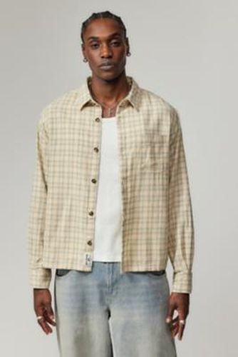 Chemise à carreaux beige en taille: Small - BDG - Modalova