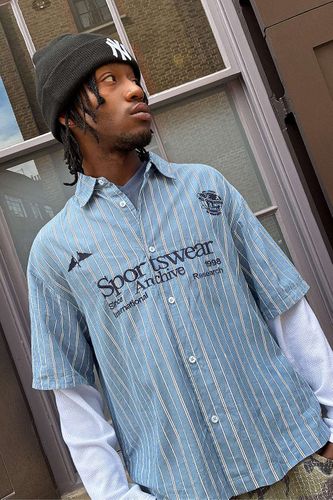 Iets frans. Chemise à manches longues et à rayures superposées en taille: Medium - iets frans... - Modalova