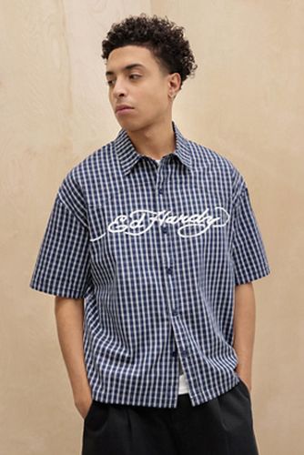 Chemise à manches courtes à carreaux Western exclusive UO en taille: Small - Ed Hardy - Modalova