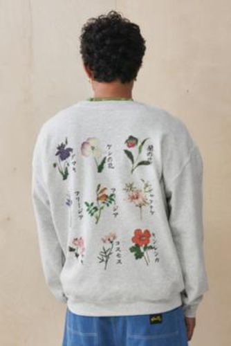Sweat-shirt à fleurs gris UO par taille: Medium - Urban Outfitters - Modalova
