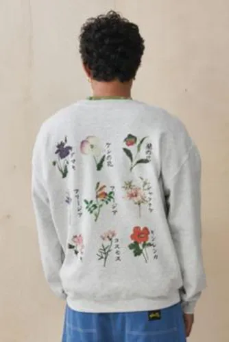 Sweat-shirt à fleurs gris UO par taille: XS - Urban Outfitters - Modalova