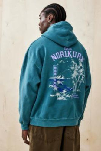 Sweat à capuche Norikuri bleu sarcelle UO par en taille: XS - Urban Outfitters - Modalova