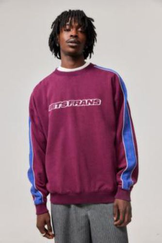 Iets frans. Sweat-shirt à panneaux fuchsia et bordeaux en taille: Medium - iets frans... - Modalova