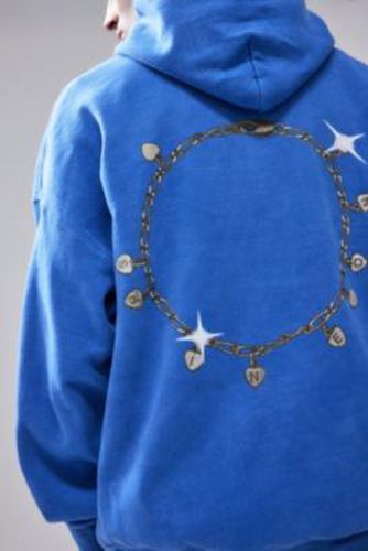 UO - Sweat à capuche Shine On Jewellery bleu par taille: 2XS - Urban Outfitters - Modalova