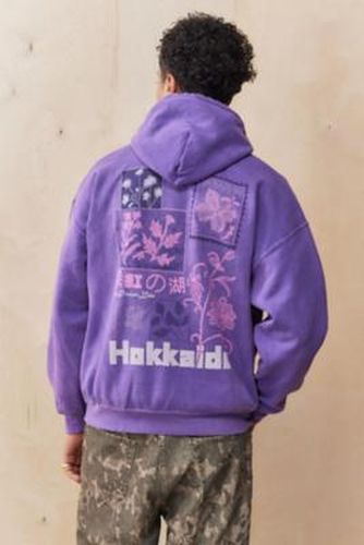 Sweat à capuche violet Hokkaido UO par en taille: Medium - Urban Outfitters - Modalova